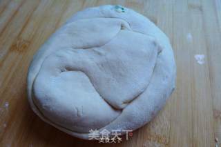 陕西葱油锅盔馍的做法步骤：8