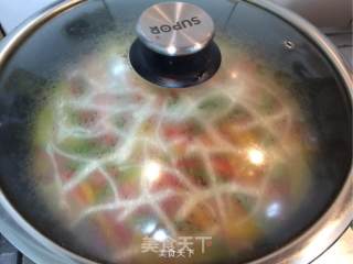中式鸡蛋披萨的做法步骤：7