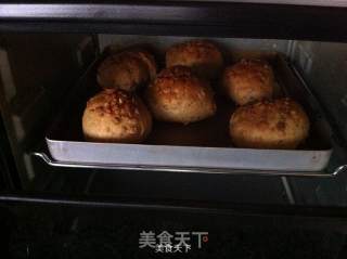 全麦花生粒面包的做法步骤：8