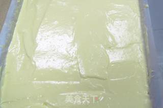 德普烤箱食谱——抹茶戚风面包卷的做法步骤：1