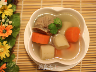 牛蒡红萝卜排骨汤的做法步骤：6