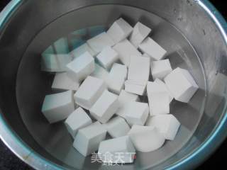 丝瓜豆腐蛋汤的做法步骤：2