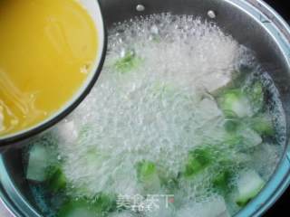 丝瓜豆腐蛋汤的做法步骤：8