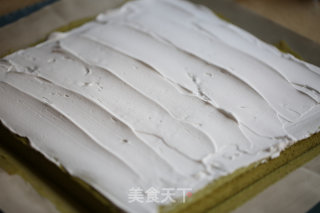 和宇治抹茶的夏日约会——抹茶草莓卷的做法步骤：17