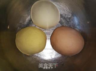 三色竹节面的做法步骤：1
