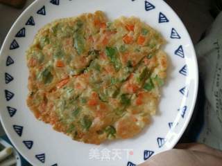 蔬菜鸡蛋饼的做法步骤：11