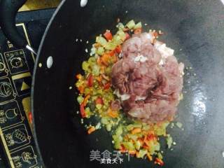 泡椒肉酱面的做法步骤：4