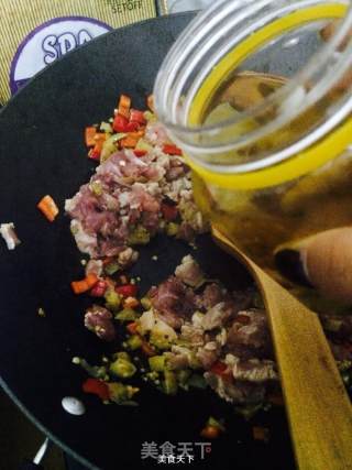 泡椒肉酱面的做法步骤：5