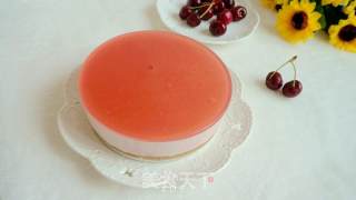 免烤樱桃酱芝士蛋糕的做法步骤：22