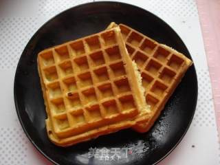 草莓鲜奶华夫饼的做法步骤：8