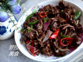 黑椒牛柳的做法步骤：6