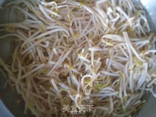 芝麻酱凉拌黄瓜豆芽菜的做法步骤：3