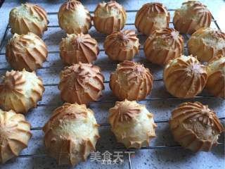 卡士达泡芙的做法步骤：10
