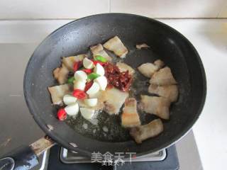 苦瓜回锅肉的做法步骤：8