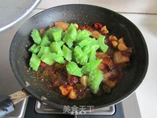 苦瓜回锅肉的做法步骤：9