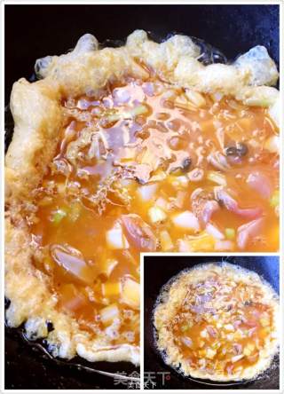 大蛤炒鸡蛋的做法步骤：5