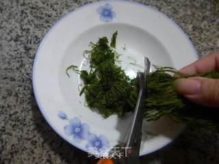 苔条炒鸡蛋的做法步骤：2
