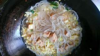 白菜豆腐炖粉条的做法步骤：4