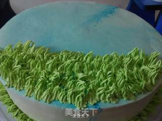 巧克力转印蛋糕的做法步骤：17