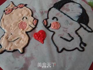 巧克力转印蛋糕的做法步骤：18