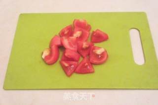 酸辣茄汁面疙瘩的做法步骤：1
