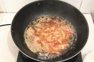酸辣茄汁面疙瘩的做法步骤：6