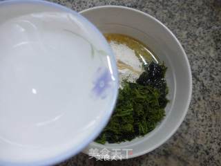 鸡蛋苔条饼的做法步骤：6
