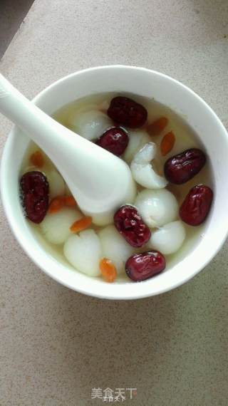 新鲜荔枝糖水的做法步骤：5