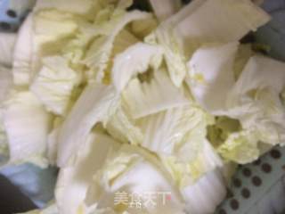 醋溜白菜的做法步骤：2