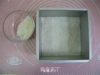 【番茄配方】85度椰蓉小方——超级美味的冰凉甜品的做法步骤：1