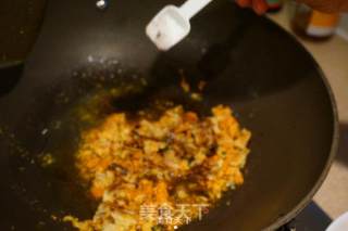 蟹黄芦笋的做法步骤：4