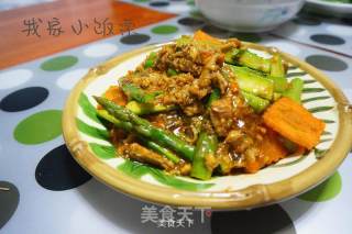 蟹黄芦笋的做法步骤：7