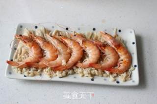 鲜虾金针菇——微波炉版的做法步骤：16
