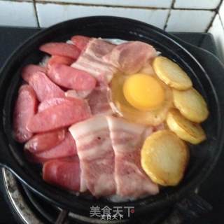 煲仔饭的做法步骤：8
