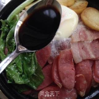 煲仔饭的做法步骤：9