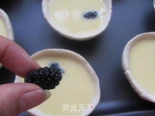 海尔焙多芬智能烤箱---桑葚蛋挞的做法步骤：6