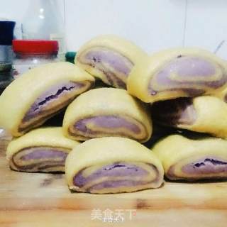 南瓜紫薯馒头的做法步骤：8