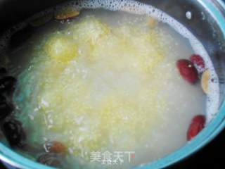 红枣桂圆小米粥的做法步骤：3