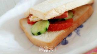 吐司汉堡的做法步骤：6