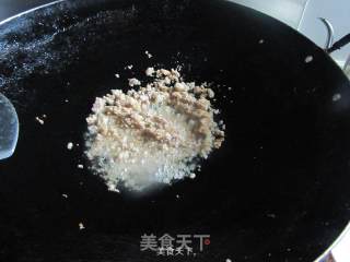 榄菜肉末炒豆角的做法步骤：4