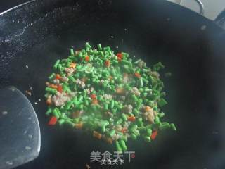 榄菜肉末炒豆角的做法步骤：8