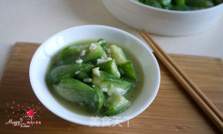 蒜茸丝瓜的做法步骤：8
