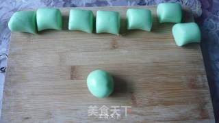 “夕餐落英”------碧玉玫瑰金丝卷的做法步骤：12