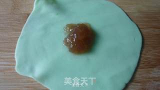 “夕餐落英”------碧玉玫瑰金丝卷的做法步骤：14