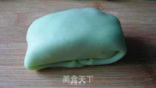 “夕餐落英”------碧玉玫瑰金丝卷的做法步骤：16