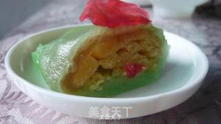 “夕餐落英”------碧玉玫瑰金丝卷的做法步骤：20