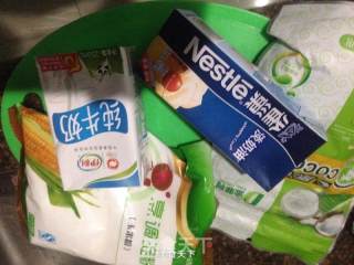 奶油椰蓉雪花糕的做法步骤：1