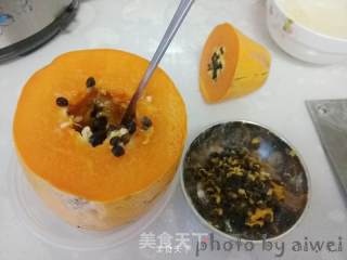 木瓜牛奶冻的做法步骤：3