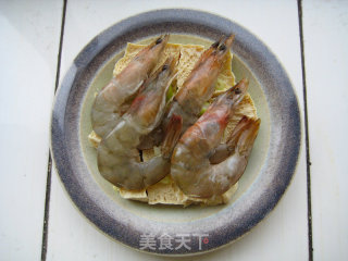 鲜虾蒸豆腐——非普通豆腐的冻豆腐的做法步骤：6