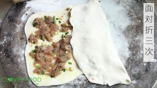 【四叶小馆】三层肉饼的做法步骤：6